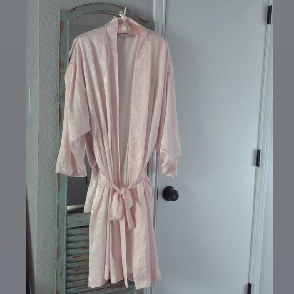 Dior Pink Satin Robe
